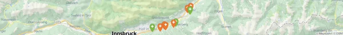 Map view for Pharmacies emergency services nearby Weer (Schwaz, Tirol)